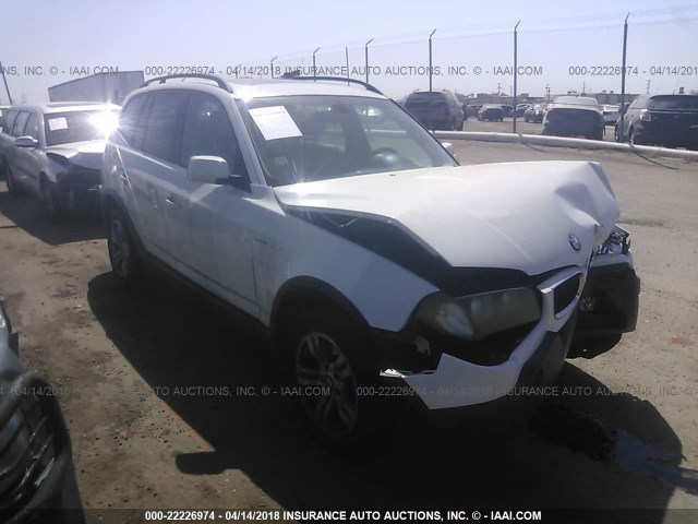 WBXPA93444WC32673 - 2004 BMW X3 3.0I WHITE photo 1