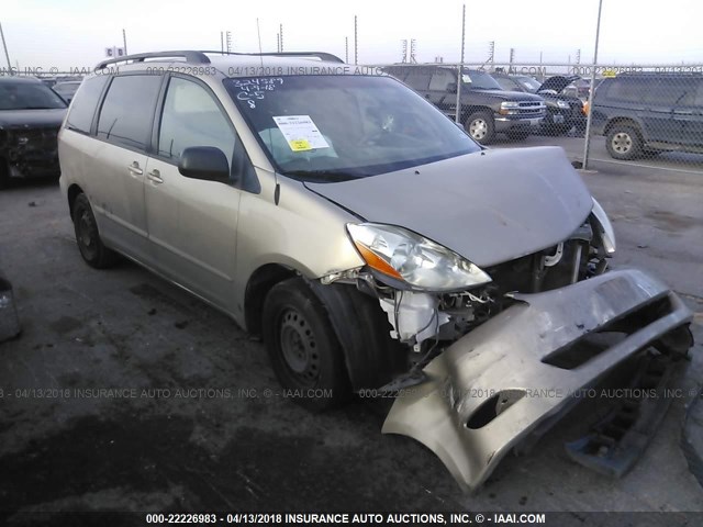 5TDZA23CX6S576724 - 2006 TOYOTA SIENNA CE/LE TAN photo 1