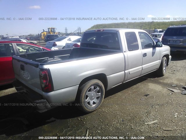 1GCEC19V16Z103837 - 2006 CHEVROLET SILVERADO C1500 Pewter photo 4