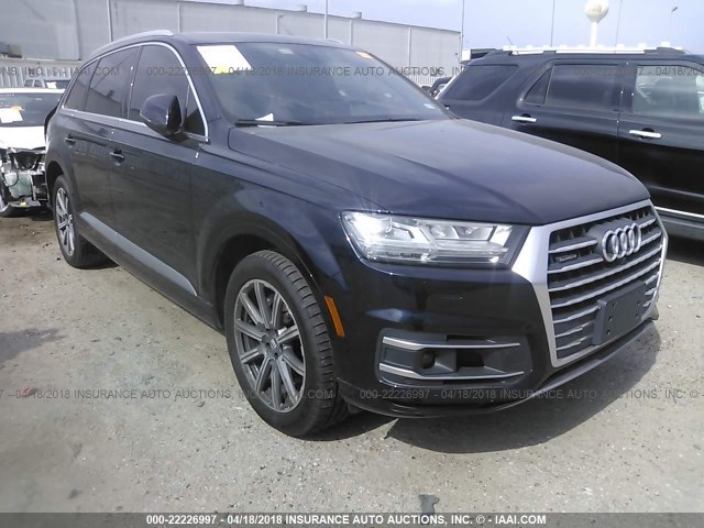 WA1VAAF77JD009943 - 2018 AUDI Q7 PRESTIGE BLACK photo 1