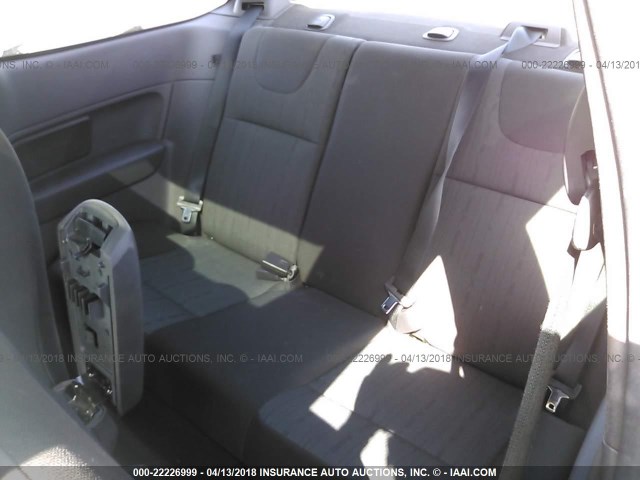 1FAHP33N78W115457 - 2008 FORD FOCUS SE/SEL/SES GRAY photo 8