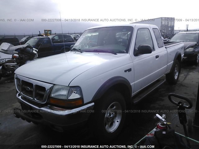 1FTZR15X0YPA86258 - 2000 FORD RANGER SUPER CAB WHITE photo 2