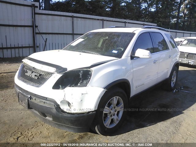 1GKER23778J160628 - 2008 GMC ACADIA SLT-1 Weiß Foto 2