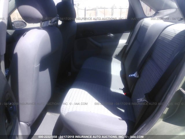 1FAHP34NX7W243382 - 2007 FORD FOCUS ZX4/S/SE/SES 绿色 照片 8