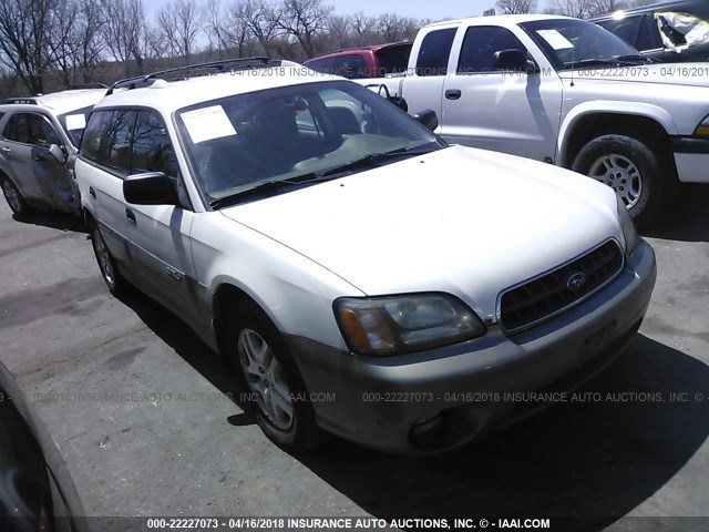 4S3BH675847605015 - 2004 SUBARU LEGACY OUTBACK AWP 白色 照片 1