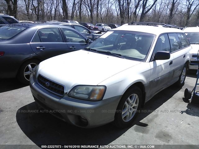 4S3BH675847605015 - 2004 SUBARU LEGACY OUTBACK AWP 白色 照片 2