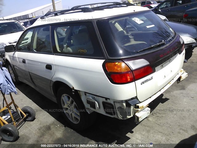 4S3BH675847605015 - 2004 SUBARU LEGACY OUTBACK AWP 白色 照片 3