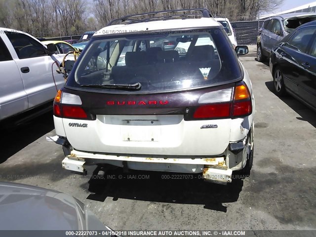 4S3BH675847605015 - 2004 SUBARU LEGACY OUTBACK AWP 白色 照片 6