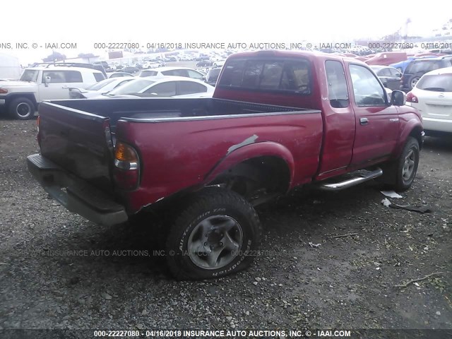 5TESN92N01Z795091 - 2001 TOYOTA TACOMA XTRACAB PRERUNNER 红色 照片 4
