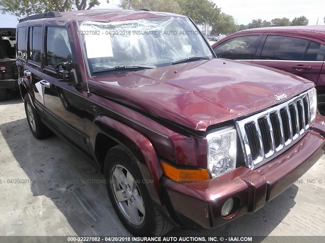 1J8HH48K57C622667 - 2007 JEEP COMMANDER Qırmızı foto 1