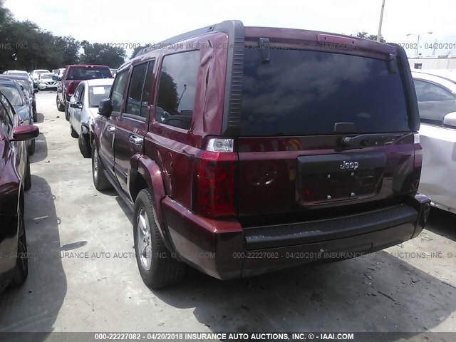 1J8HH48K57C622667 - 2007 JEEP COMMANDER Qırmızı foto 3