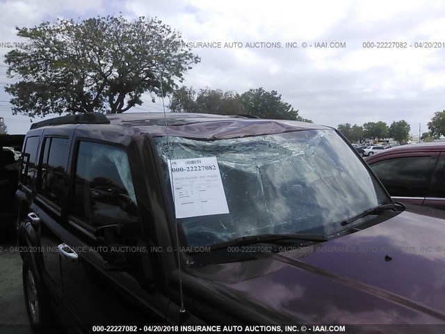 1J8HH48K57C622667 - 2007 JEEP COMMANDER Qırmızı foto 6