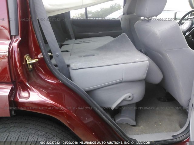 1J8HH48K57C622667 - 2007 JEEP COMMANDER Qırmızı foto 8