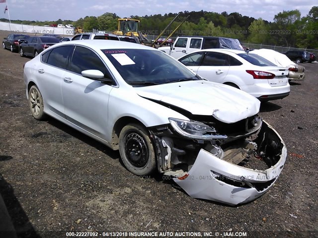 1C3CCCCG9FN667860 - 2015 CHRYSLER 200 C WHITE photo 1