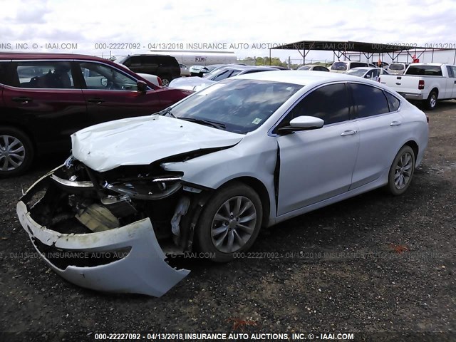 1C3CCCCG9FN667860 - 2015 CHRYSLER 200 C WHITE photo 2