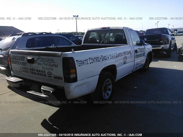 3GTEC14X46G221826 - 2006 GMC NEW SIERRA C1500 WHITE photo 4