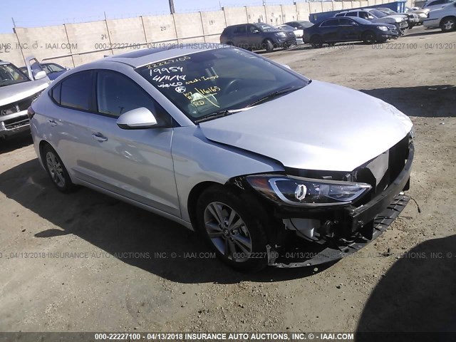 KMHD84LF7HU355104 - 2017 HYUNDAI ELANTRA SE/VALUE/LIMITED SILVER photo 1