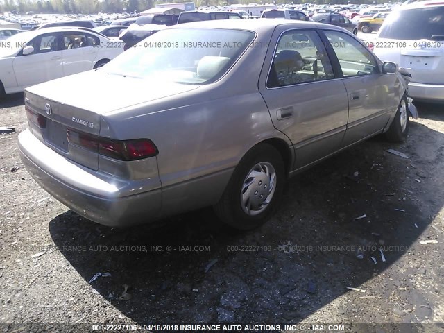 4T1BG22K6XU542717 - 1999 TOYOTA CAMRY CE/LE/XLE TAN photo 4