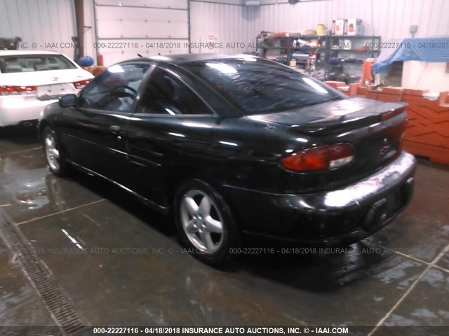 1G1JF12T4W7295984 - 1998 CHEVROLET CAVALIER Z24 BLACK photo 3