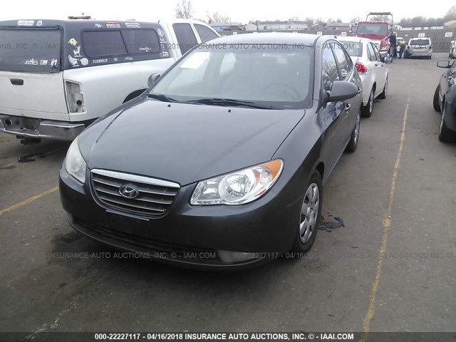 KMHDU46D87U067922 - 2007 HYUNDAI ELANTRA GLS/SE/LIMITED GRAY photo 2