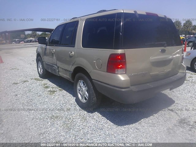 1FMRU15W64LA06318 - 2004 FORD EXPEDITION XLT 金色 照片 3