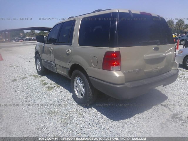 1FMRU15W64LA06318 - 2004 FORD EXPEDITION XLT GOLD photo 3