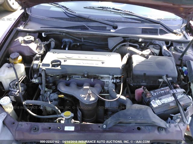 4T1BE32K34U337833 - 2004 TOYOTA CAMRY LE/XLE/SE RED photo 10