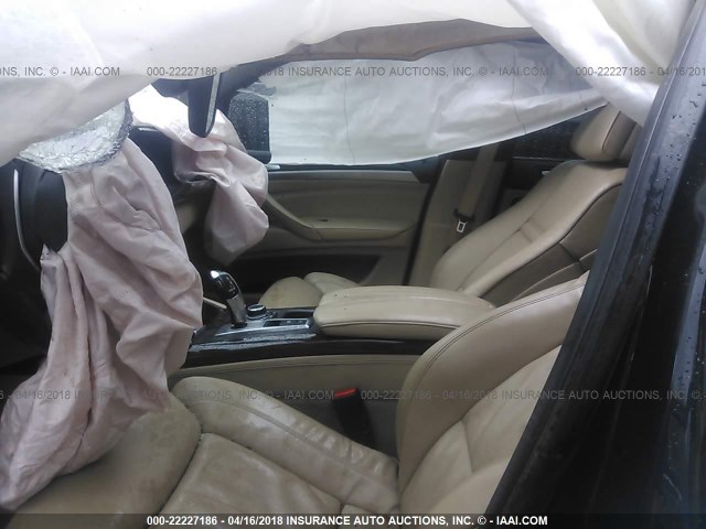 5UXFH0C55BLC66398 - 2011 BMW X6 HYBRID BLACK photo 5