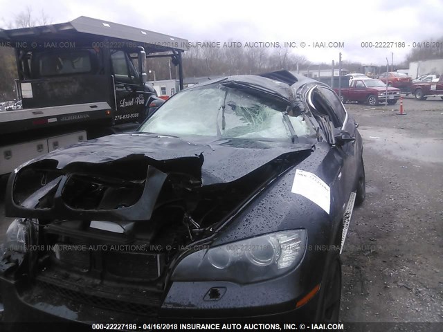 5UXFH0C55BLC66398 - 2011 BMW X6 HYBRID BLACK photo 6