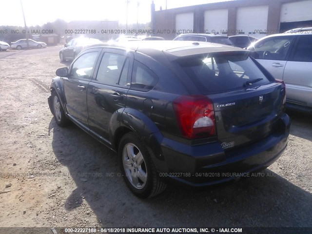 1B3HB48B88D671190 - 2008 DODGE CALIBER SXT BLUE photo 3