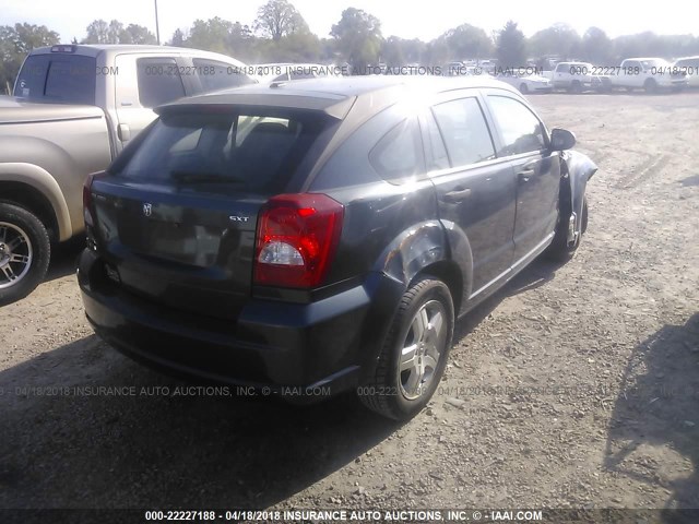 1B3HB48B88D671190 - 2008 DODGE CALIBER SXT BLUE photo 4