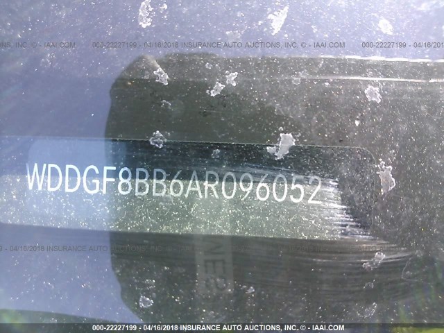 WDDGF8BB6AR096052 - 2010 MERCEDES-BENZ C 300 4MATIC BLACK photo 9