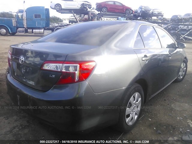 4T1BF1FK6CU134316 - 2012 TOYOTA CAMRY SE/LE/XLE 灰色 照片 4
