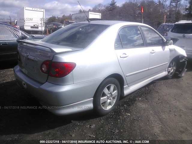 2T1BR32E57C852384 - 2007 TOYOTA COROLLA CE/LE/S SILVER photo 4