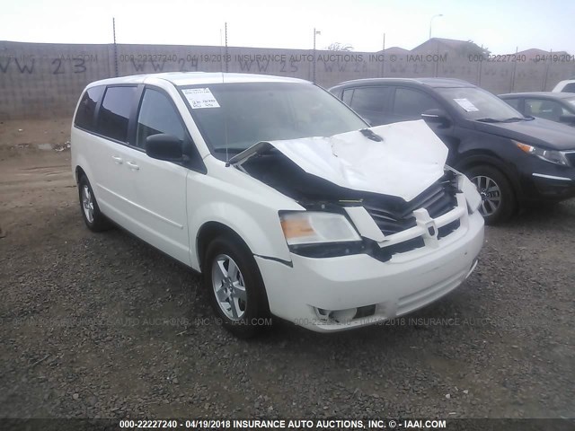 2D4RN4DE8AR116000 - 2010 DODGE GRAND CARAVAN SE WHITE photo 1