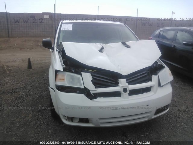 2D4RN4DE8AR116000 - 2010 DODGE GRAND CARAVAN SE WHITE photo 6