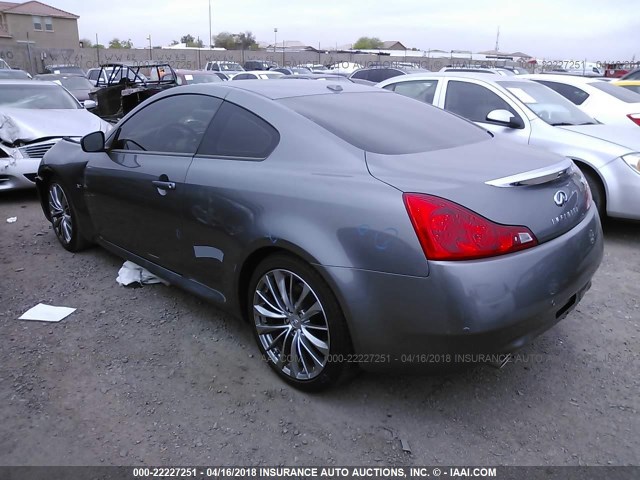 JN1CV6EK7EM111739 - 2014 INFINITI Q60 JOURNEY/IPL GRAY photo 3