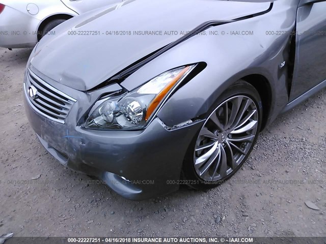 JN1CV6EK7EM111739 - 2014 INFINITI Q60 JOURNEY/IPL GRAY photo 6