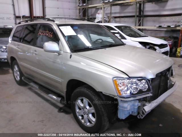 JTEGF21A930115440 - 2003 TOYOTA HIGHLANDER LIMITED TAN photo 1