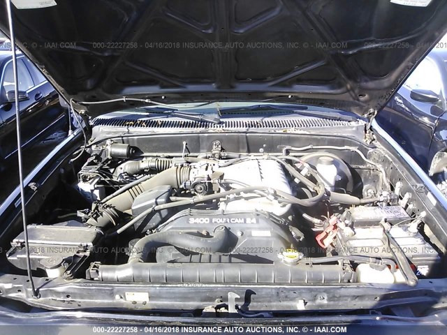 5TEHN72N94Z363327 - 2004 TOYOTA TACOMA DOUBLE CAB 黑色 照片 10