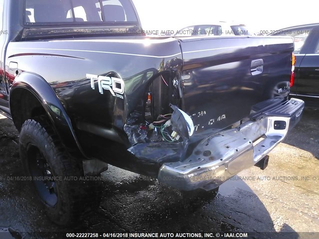 5TEHN72N94Z363327 - 2004 TOYOTA TACOMA DOUBLE CAB 黑色 照片 6
