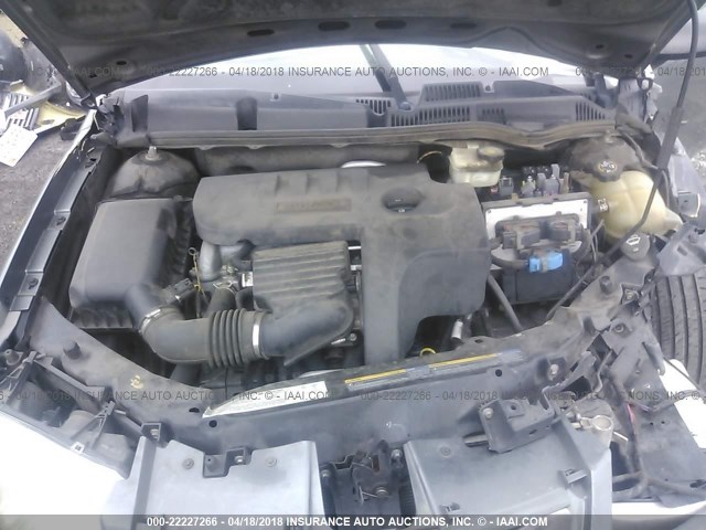 1G8AL52F15Z104911 - 2005 SATURN ION LEVEL 3 GRAY photo 10