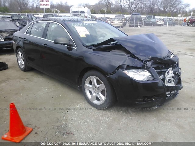 1G1ZA5EU0CF165604 - 2012 CHEVROLET MALIBU LS 黑色 照片 1