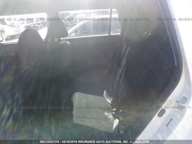 JTLKE50E591080278 - 2009 TOYOTA SCION XB WHITE photo 8
