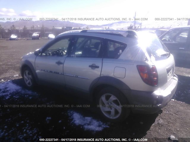 5Y2SL62813Z416211 - 2003 PONTIAC VIBE SILVER photo 3