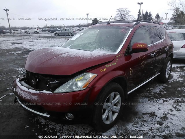 JN8AZ08T06W423390 - 2006 NISSAN MURANO SL/SE/S Pewter photo 2