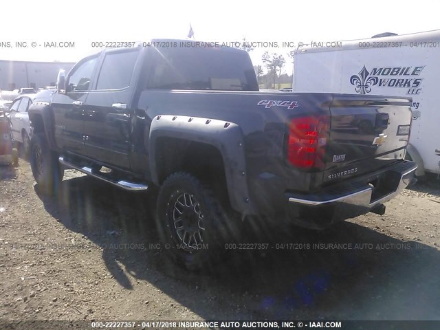 3GCUKREC5FG455370 - 2015 CHEVROLET SILVERADO K1500 LT GRAY photo 3