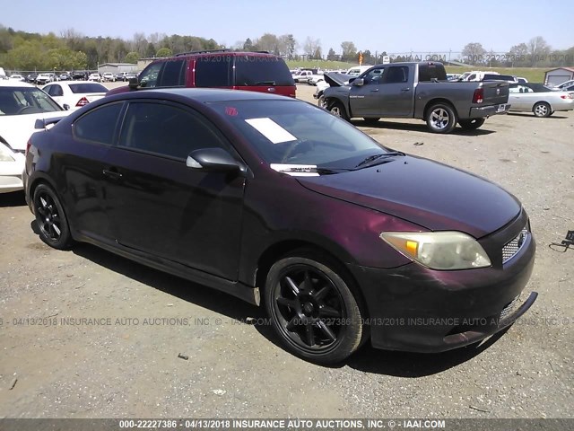 JTKDE177X70156206 - 2007 TOYOTA SCION TC 紫色 照片 1