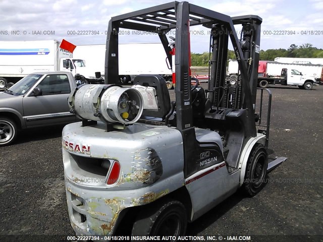 9L0726 - 2008 NISSAN FORKLIFT CL/CLS60  GRAY photo 4