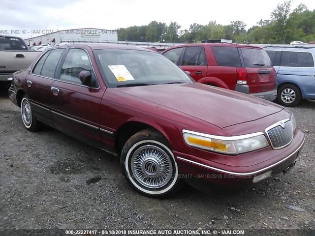 2MELM74W3TX637638 - 1996 MERCURY GRAND MARQUIS GS MAROON photo 1